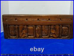Don Tomas Store Display Cigar Box Carved Rare Vintage Large Wooden 17 X 9