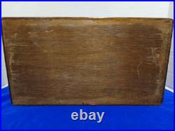 Don Tomas Store Display Cigar Box Carved Rare Vintage Large Wooden 17 X 9