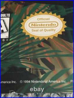 Donkey Kong Country Store Display Sign Promo Super Nintendo RARE 1994 Licensed