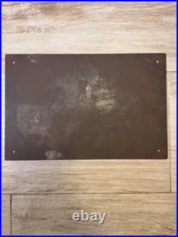 Double Rl rl rrl Store Advertising Sign Iron Display Wall Banner Vintage Rare