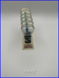Dr west denture brushes With Store Display NOS Great Collector Piece 1980s Rare