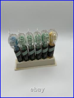 Dr west denture brushes With Store Display NOS Great Collector Piece 1980s Rare