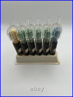 Dr west denture brushes With Store Display NOS Great Collector Piece 1980s Rare