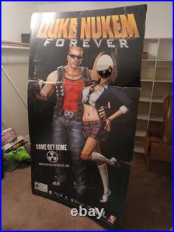 Duke Nukem Forever PROMO PROMOTIONAL STAND STORE DISPLAY SUPER RARE. OVER 6FT