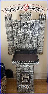 Dungeons & Dragons Store Castle Book Display TSR 1991 Sign Advertising Rare