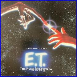 E. T. The Extra-Terrestrial 1996 Home Video 22x28 VHS Store Display Sign Rare