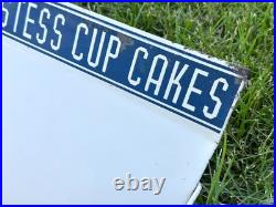 EARLY Vintage HOSTESS CUP CAKES Metal Store Display Rack Stand Advertising RARE