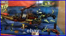 EUC RARE Large Lego Ninjago Retail Store Display Case 70736 + 70738 Collectors