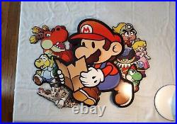 EXTREMELY RARE Paper Mario 1000 Year Door ORIGINAL Promo Store Display Nintendo