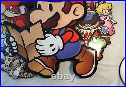 EXTREMELY RARE Paper Mario 1000 Year Door ORIGINAL Promo Store Display Nintendo