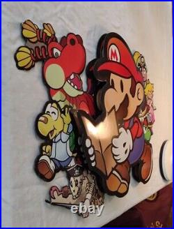 EXTREMELY RARE Paper Mario 1000 Year Door ORIGINAL Promo Store Display Nintendo