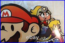 EXTREMELY RARE Paper Mario 1000 Year Door ORIGINAL Promo Store Display Nintendo