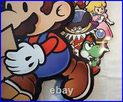 EXTREMELY RARE Paper Mario 1000 Year Door ORIGINAL Promo Store Display Nintendo