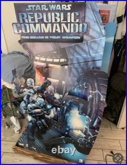 EXTREMELY RARE Star Wars Republic Commando 3D Store Display (Read Description)