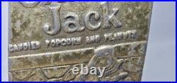 EXTREMELY RARE advertising Cracker Jack Box metal sign store display original