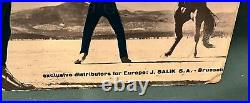 Elvis Presley Ad Store Display New Denim Jeans J. Salik 1950's Brussels RARE