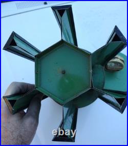 Esquire Boot Shoe Polish Antique Early Store Metal Rotating Display Rare