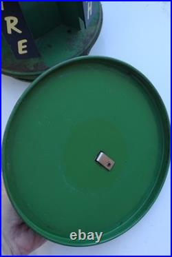 Esquire Boot Shoe Polish Antique Early Store Metal Rotating Display Rare