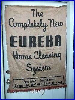 Eureka Vacuum Store Advertising Display 35X 50 Wall Decor Rare