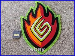 Extremely Rare Game Crazy Flame Sign Store Display Hollywood Video 43X28