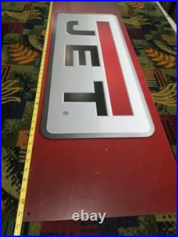 Extremely Rare Jet Tools Advertising Sign 49x16 Vintage Hardware Store Display