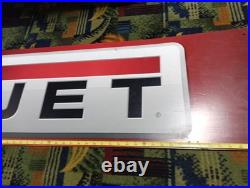 Extremely Rare Jet Tools Advertising Sign 49x16 Vintage Hardware Store Display