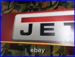 Extremely Rare Jet Tools Advertising Sign 49x16 Vintage Hardware Store Display