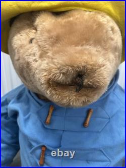 Extremely Rare Large Jumbo 5'6 1970's Paddington Bear Store Display antique vtg