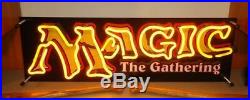 Extremely Rare Magic The Gathering Mtg Store Display Neon Sign