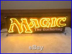 Extremely Rare Magic The Gathering Mtg Store Display Neon Sign