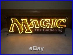 Extremely Rare Magic The Gathering Mtg Store Display Neon Sign