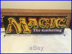 Extremely Rare Magic The Gathering Mtg Store Display Neon Sign