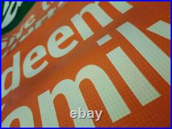 Family Video Frenzy App Double Sided Vinyl Banner Rare HTF Vintage Store Display