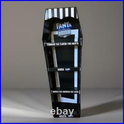 Fanta Beetlejuice Movie Coffin Display Rack Rare Retail Promo Shelf Stand