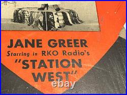 Film Noir Rare Store Display Jane Greer Station Rest Rko 1949