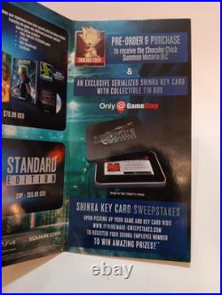 Final Fantasy VII 7 Remake GameStop Promo Store Display, Both Sides Printed RARE