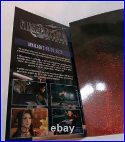 Final Fantasy VII 7 Remake GameStop Promo Store Display, Both Sides Printed RARE
