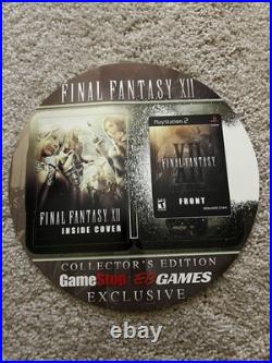 Final Fantasy XII 12 Small Store Display Rare 2006 GameStop EB Games