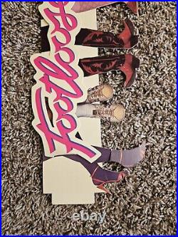 Footloose VHS Video Store Display Kevin Bacon Original 1984 Rare