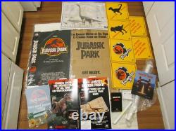 Free XL Vintage Shirt & Jurassic Park 1993 Vhs Store Display Marketing Kit Rare
