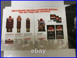Free XL Vintage Shirt & Jurassic Park 1993 Vhs Store Display Marketing Kit Rare