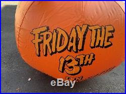 Friday The 13th Video Store Display Pumpkin Rare Jason Hockey Mask 80s
