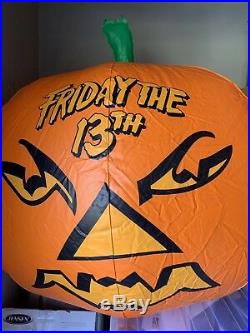 Friday The 13th Video Store Display Pumpkin Rare Jason Hockey Mask 80s