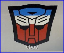 G1 Generation 1 Transformers 1985 Shelf Talker Store Display RaRe 2 Feet Long