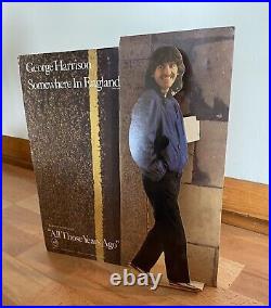 GEORGE HARRISON 1981 SOMEWHERE IN ENGLAND PROMO STORE DISPLAY BEATLES Rare