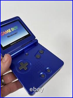 Game Boy Advance SP STORE Display Unit BLUE RARE