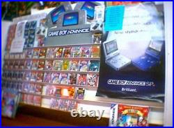 Gameboy Advance Store Display Sign Nintendo GBA RARE