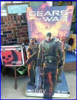Gears of War 2006 Xbox 360 GAMESTOP Launch Store Display Standee RARE Microsoft