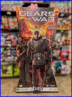 Gears of War 2006 Xbox 360 GAMESTOP Launch Store Display Standee RARE Microsoft