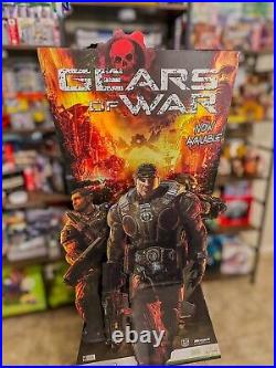 Gears of War 2006 Xbox 360 GAMESTOP Launch Store Display Standee RARE Microsoft